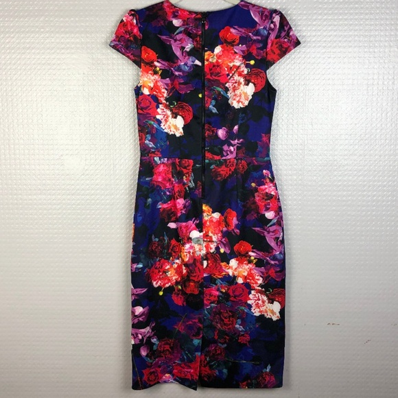 Betsey Johnson Floral Print Sheath Dress - Picture 4 of 9